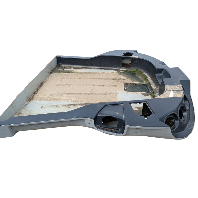 71472749 Roof for MF 9545 9565 Combine — Fair condition, cracked back panel